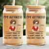 Retired, But Forever Inspired - Personalized Custom Glass Cup, Iced Coffee Cup - Appreciation, Retirement Gift For Coworkers, Work Friends, Colleagues, Family Members