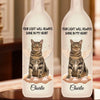 Custom Photo Gone From My Life, But Never From My Heart - Memorial Personalized Custom Bottle Lamp - Sympathy Gift For Pet Owners, Pet Lovers