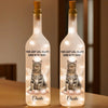 Custom Photo Gone From My Life, But Never From My Heart - Memorial Personalized Custom Bottle Lamp - Sympathy Gift For Pet Owners, Pet Lovers