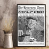 Custom Photo No More Monday Blues - Personalized Custom Vertical Poster - Appreciation, Retirement Gift For Coworkers, Work Friends, Colleagues, Family Members