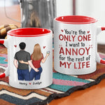 Custom Name Funny Couple Gifts - Personalized Accent Mugs