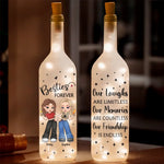 Custom Name Bestie Gifts for Women - Personalized Bottle Lamp
