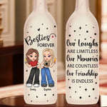 Custom Name Bestie Gifts for Women - Personalized Bottle Lamp
