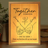 Our Love Is The Greatest Journey Of All - Couple Personalized Custom Frame Light Box - Gift For Husband Wife, Anniversary