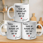 Custom Funny Wife Gifts With Name - Personalized Mugs