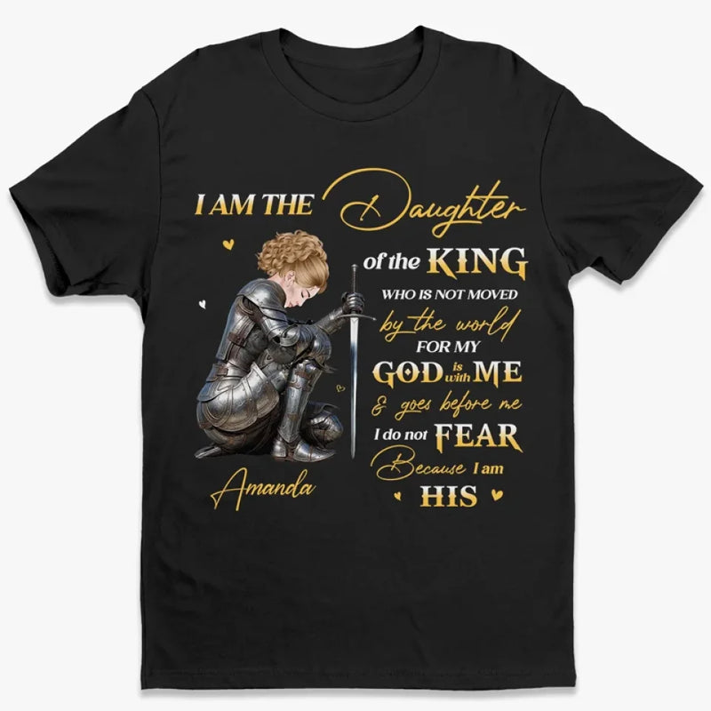 I Do Not Fear - Family Personalized Custom Unisex T-shirt, Premium T-shirt, Hoodie - Gift For Yourself, Best Friends, Siblings, Family Members