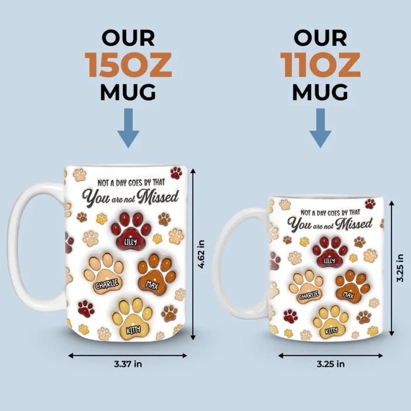 Custom Pet Name Memorial Gifts - Personalized Mugs