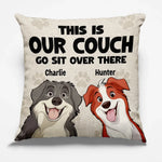 Custom Name Funny Dog Couch Gifts for Dog Lovers - Personalized Pillow