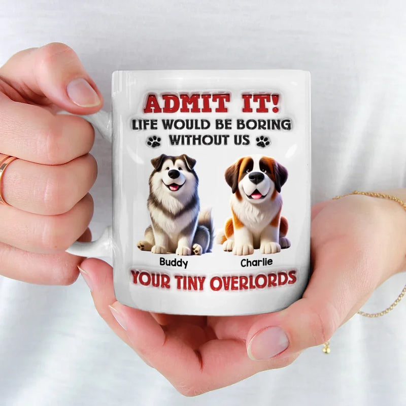 Custom Name Funny Dog Gifts for Pet Lovers - Personalized Mugs