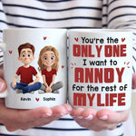 Custom Name Romantic Couple Gifts - Personalized Mugs
