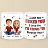 You’re My Reason To Smile Every Day - Couple Personalized Custom 3D Inflated Effect Printed Mug - Gift For Husband Wife, Anniversary