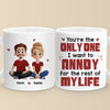 Life Is Better When We’re Together - Couple Personalized Custom Mug - Gift For Husband Wife, Anniversary