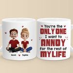 Custom Name Romantic Couple Gifts - Personalized Mugs