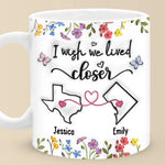 Custom Name Long Distance Gifts - Personalized Mugs