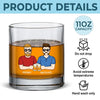 Together In Spirit, Even If We're Apart - Family Personalized Custom Whiskey Glass - Gift For Family Members
