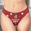 Custom Photo With You, I Am Fearless - Couple Personalized Women Briefs - Gift For Husband Wife, Anniversary