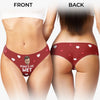 Custom Photo With You, I Am Fearless - Couple Personalized Women Briefs - Gift For Husband Wife, Anniversary