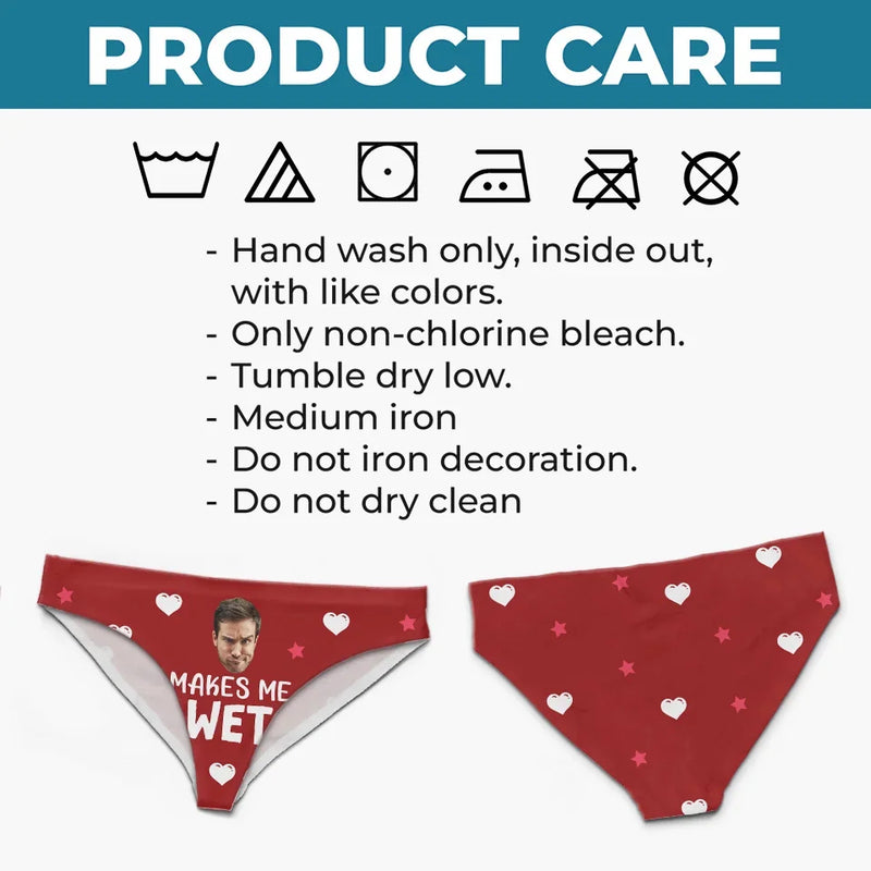 Custom Photo With You, I Am Fearless - Couple Personalized Women Briefs - Gift For Husband Wife, Anniversary