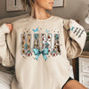 Grandma’s Love Inspires, Mom’s Love Nurtures - Family Personalized Custom Unisex Sweatshirt, Hoodie With Design On Sleeve - Gift For Mom, Grandma