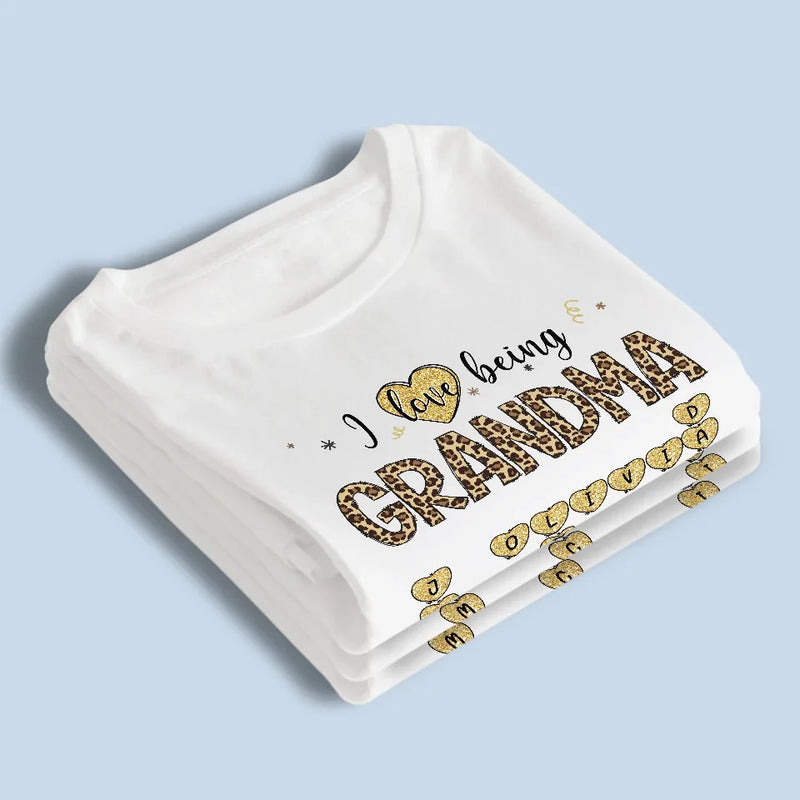 Being A Grandma Is My Heart’s Greatest Joy - Family Personalized Custom Unisex T-shirt, Premium T-shirt, Hoodie - Gift For Mom, Grandma