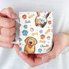 The Best Therapists Have Fur And Four Legs - Dog & Cat Personalized Custom 3D Inflated Effect Printed Mug - Gift For Pet Owners, Pet Lovers