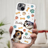 Furry Friends, Forever Loved - Dog Personalized Custom 3D Inflated Effect Printed Clear Phone Case - Gift For Pet Owners, Pet Lovers
