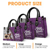 Love At First Wag - Dog Personalized Custom Leather Handbag - Gift For Pet Owners, Pet Lovers