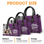 Custom Name Dog Lover Gifts - Personalized Leather Handbag