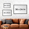 Grandchildren Make Life More Grand - Family Personalized Custom Horizontal Poster - Gift For Grandma, Grandpa, Grandkid