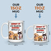 Custom Photo Home Is Where The Pet Hair Sticks To Everything But The Pet - Dog & Cat Personalized Custom Mug - Gift For Pet Owners, Pet Lovers