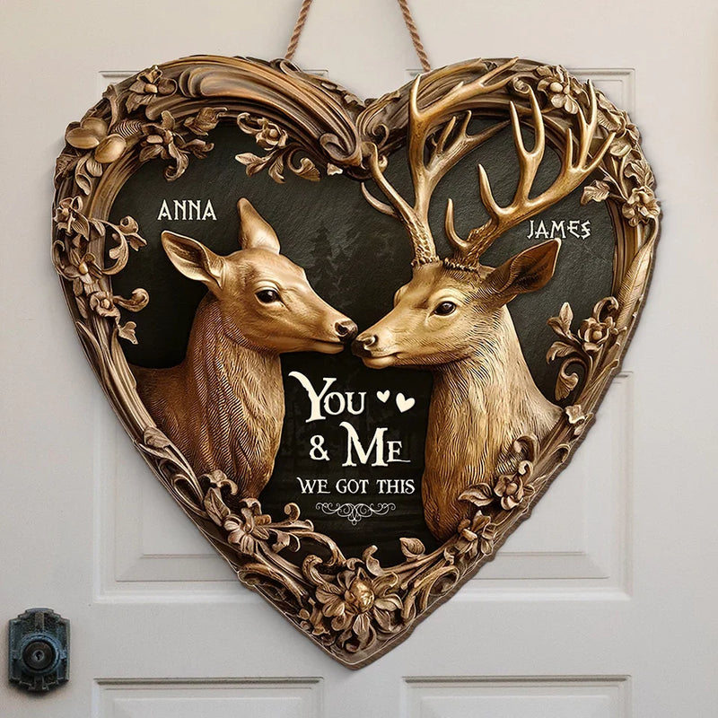 Love Is The Greatest Adventure - Couple Personalized Custom Home Decor Wood Sign - Gift For Husband Wife, Anniversary