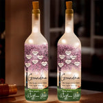 Custom Name Grandma Gifts - Personalized Bottle Lamp