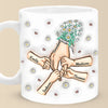 Grandma’s Love Is Forever - Family Personalized Custom 3D Inflated Effect Printed Mug - Gift For Mom, Grandma