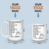 You Are My Dream Come True - Couple Personalized Custom Mug - Gift For Husband Wife, Anniversary