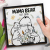 Grandma Bear Hugs Are The Cure For Everything - Family Personalized Custom 2-Layered Wooden Plaque With Stand - Gift For Mom, Grandma
