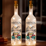 Custom Name Husband and Wife Camping Gifts - Personalized Bottle Lamp