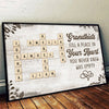Keep The Memories Alive With A Special Touch - Family Personalized Custom Horizontal Poster - Gift For Grandma, Grandpa, Grandkid