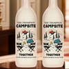 Light Up Your Adventures Together - Couple Personalized Custom Bottle Lamp - Gift For Husband Wife, Camping Lovers