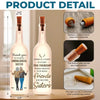 Friends Stop Being Friends And Become Sisters - Bestie Personalized Custom Bottle Lamp - Gift For Best Friends, BFF, Sisters