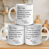 Dear Mom, You’re My Favorite Unpaid Therapist - Family Personalized Custom Mug - Gift For Mom