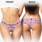 Custom Photo Funny Possessive Gifts for Women - Personalized Waisted Brief