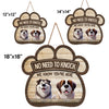 Welcome To Our Home - Dog Personalized Custom Home Decor Wood Sign - House Warming Gift For Pet Owners, Pet Lovers