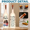 Truly Great Friends Are Hard To Find, Difficult To Leave - Bestie Personalized Custom Bottle Lamp - Gift For Best Friends, BFF, Sisters