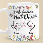 Custom Name Long Distance Gifts - Personalized Mugs