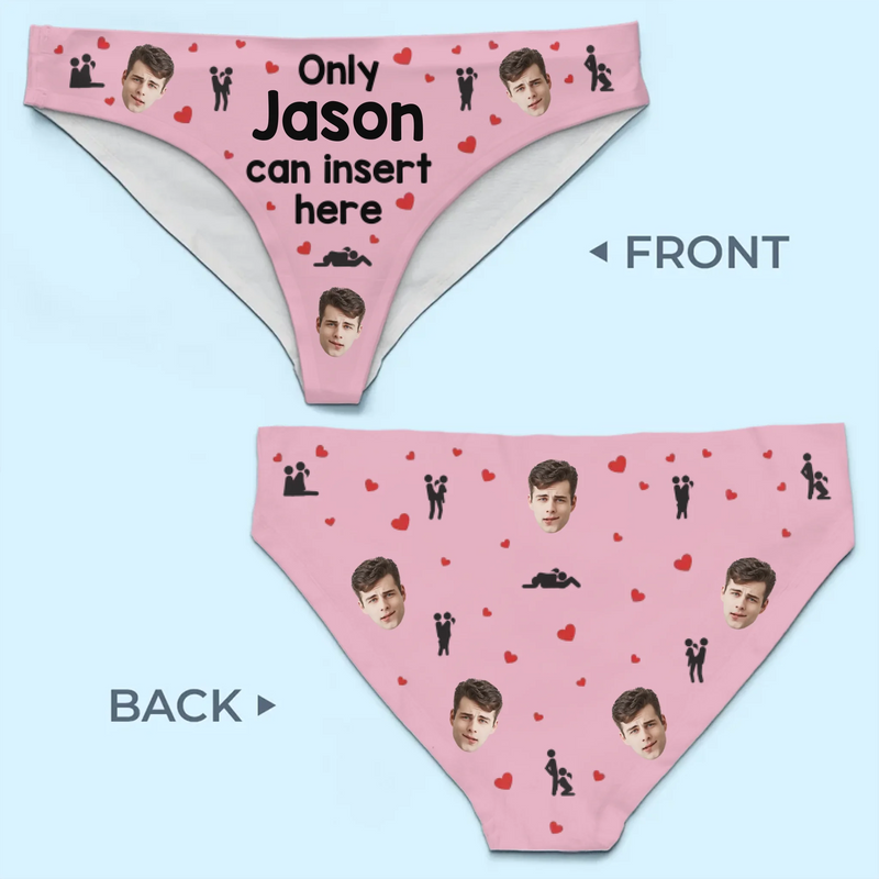 Custom Photo Funny Possessive Gifts for Women - Personalized Waisted Brief