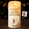 Custom Photo This Candle Shines In Cherished Memory - Memorial Personalized Custom LED Candle - Sympathy Gift For Family Members