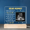 Custom Photo I Can Hear You Say You Love Me - Family Personalized Custom Shaped 3D LED Light - Baby Shower Gift, Gift For First Mom