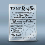 Custom Name Best Friend Gifts - Personalized Shaped Acrylic Plaque