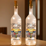 Custom Name You and Me Couple Gifts - Personalized Bottle Lamp