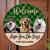 Home Is Where The Dog Is - Dog Personalized Custom Home Decor Wood Sign - House Warming Gift For Pet Owners, Pet Lovers
